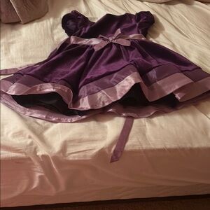 Perfect Purple Dress with Matching Hairtie